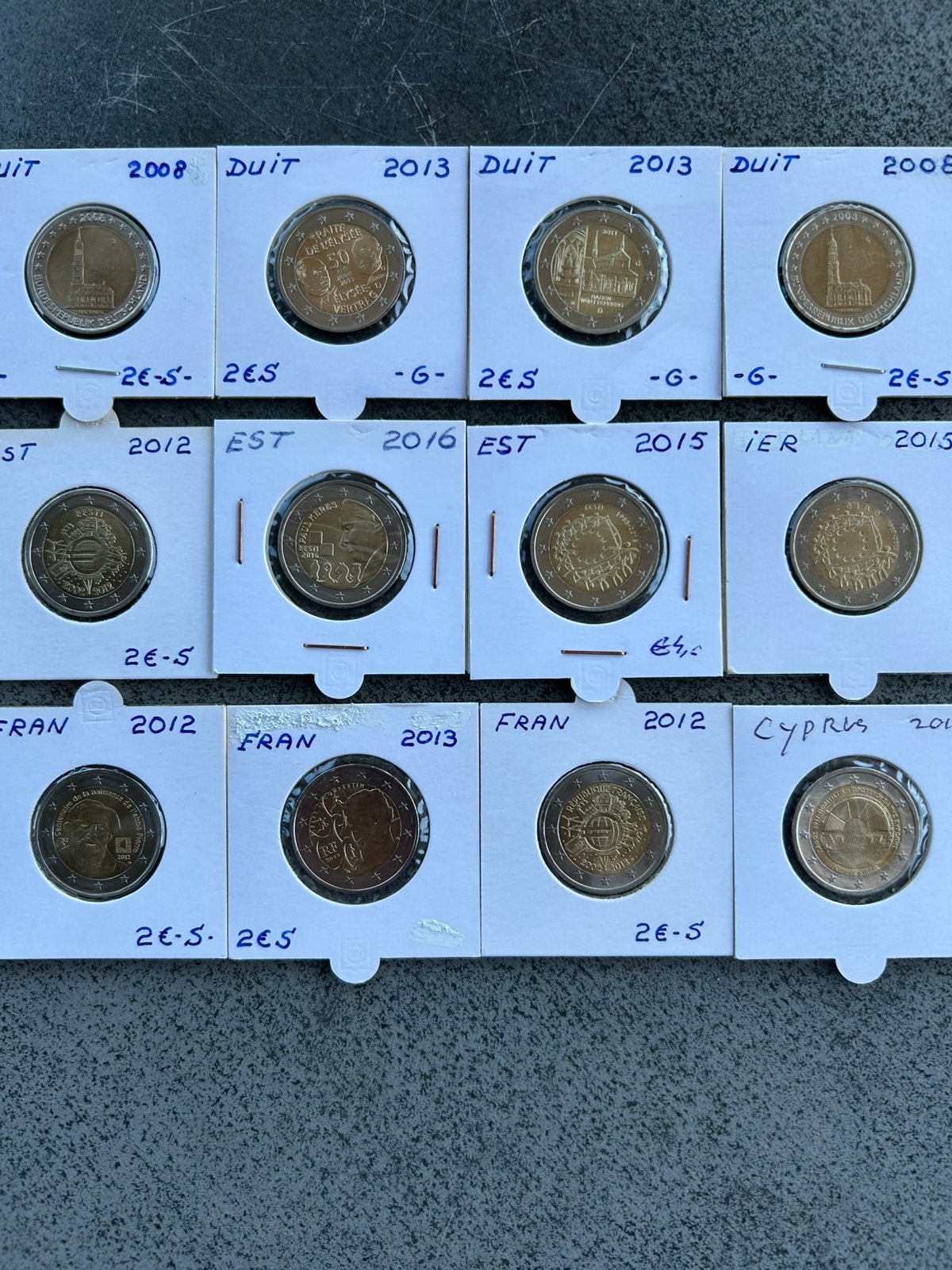 2 EURO gelegenheidsmunten Topkwaliteit, Ophalen of Verzenden, Overige landen, 2 euro