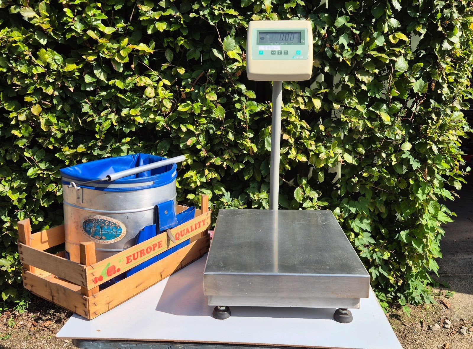 Professionele Prior plateauweegschaal – tot 60 kg, Witgoed en Apparatuur, Ophalen, Gebruikt, 1 tot 500 gram, 50 tot 100 kg