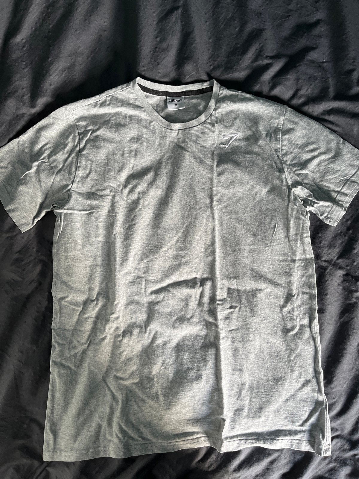 Gymshark sportshirt - Grijs - Ideaal voor training, Fitness, Maat 48/50 (M), Ophalen of Verzenden, Zo goed als nieuw