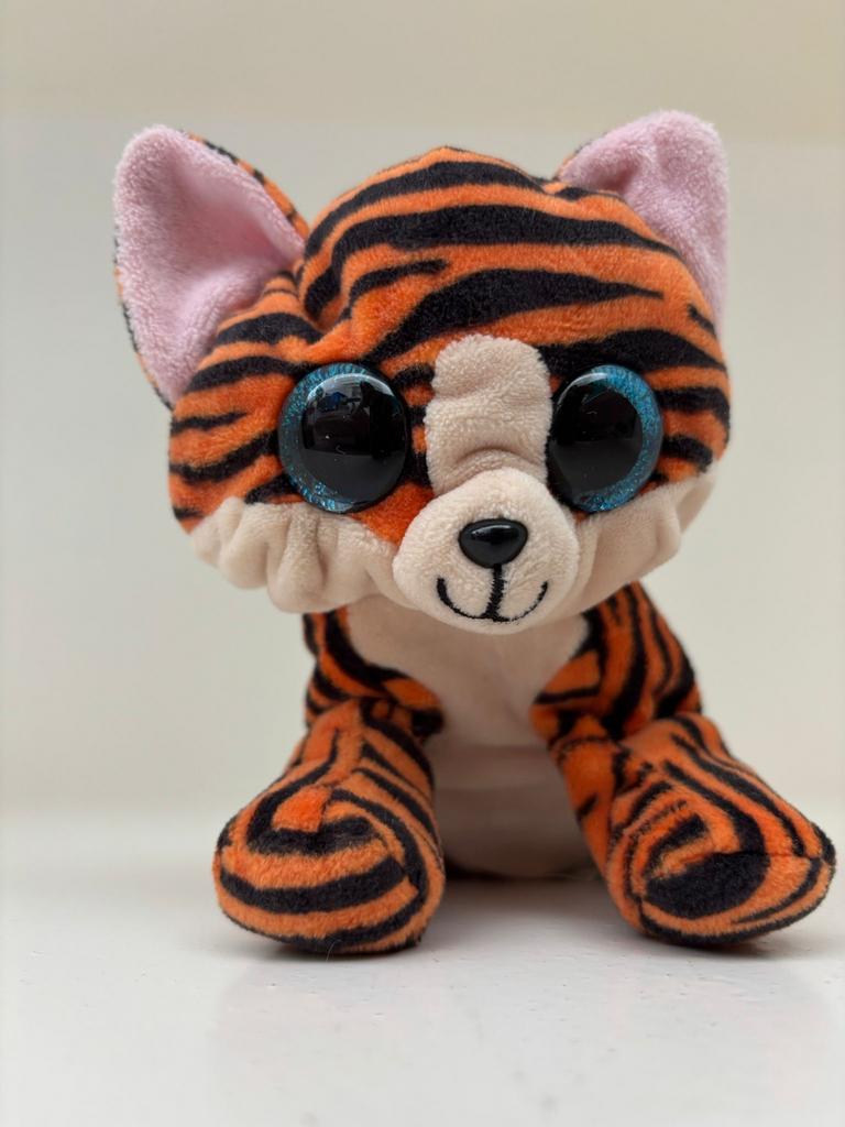 Ty Tijger knuffel - omtoverbaar tot een ijsje, Oranje, Ophalen of Verzenden, Zo goed als nieuw, Middelgroot (20 tot 80 cm)