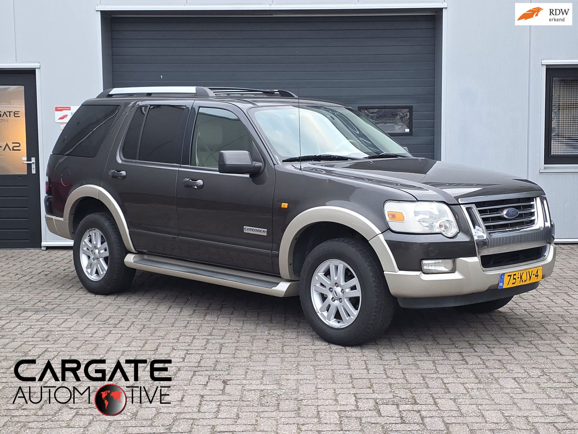Ford EXPLORER 7 Persoons|APK|Leer|Airco|Automaat, Auto's, Automaat, Gebruikt, Beige, Overige carrosserieën