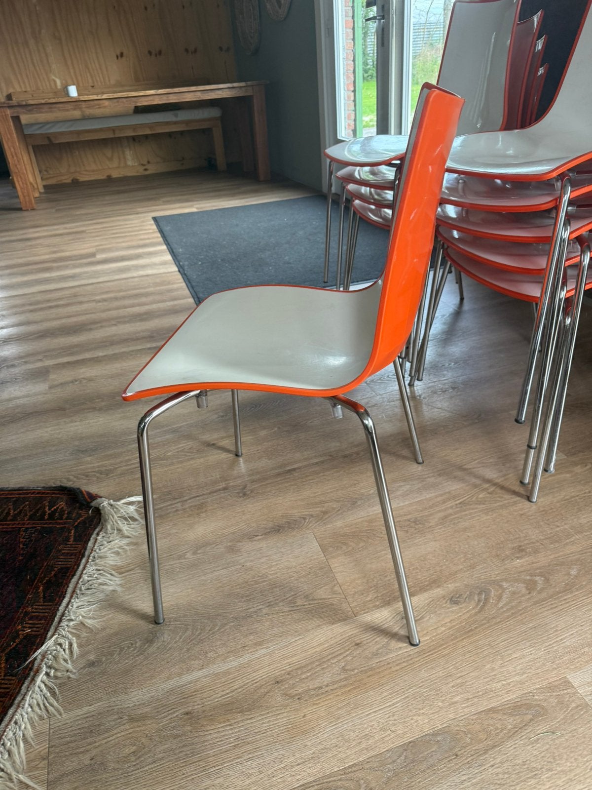 Zebra stoel italiaans design, Huis en Inrichting, Ophalen of Verzenden, Gebruikt, Italiaanse stijl