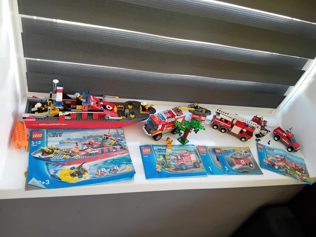 Lego city brandweer setjes, Ophalen of Verzenden, Gebruikt