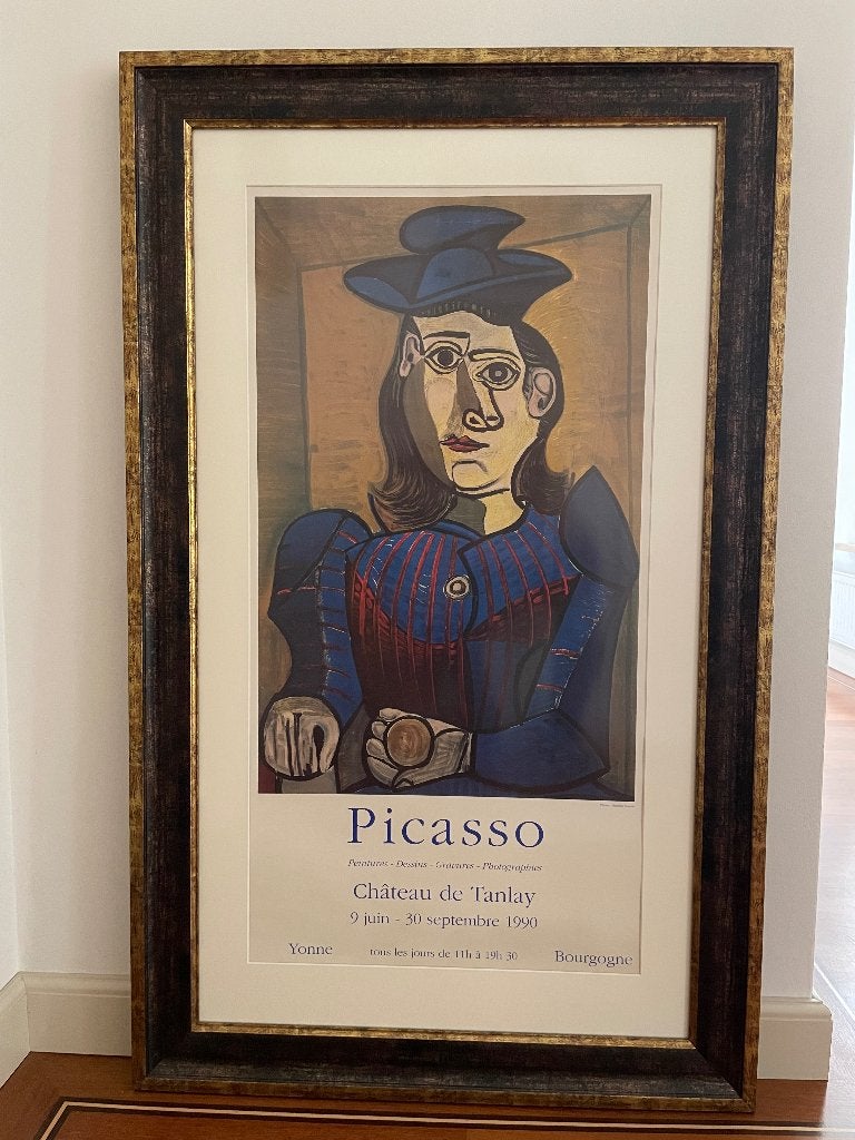 Pablo Picasso, Ophalen, Portret en Figuren, Offsetdruk, Ingelijst