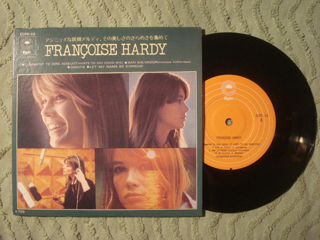 Françoise Hardy 7" Vinyl EP: ‘Comment te dire adieu’ (Japan), Ophalen of Verzenden, Gebruikt, Pop