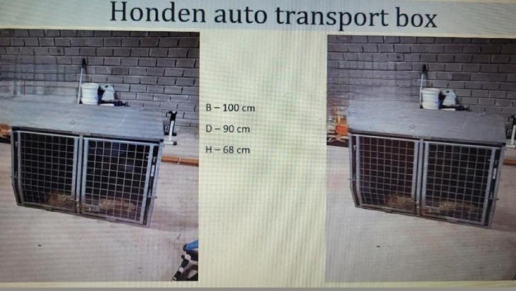 Honden transport bench, Ophalen
