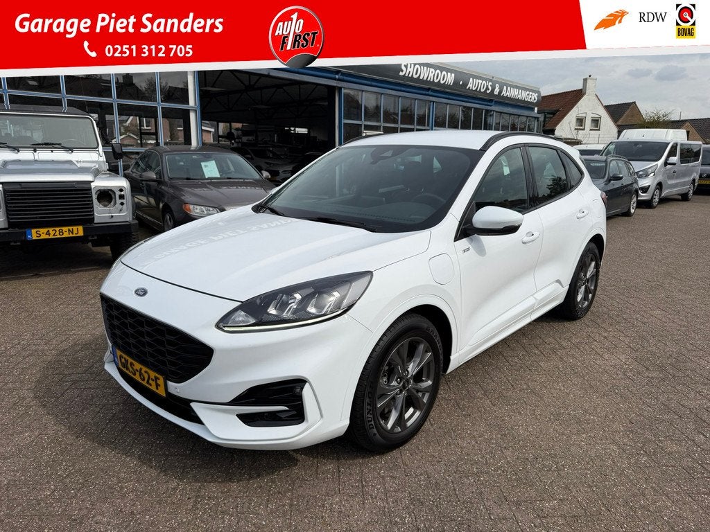 Ford Kuga 2.5 PHEV ST-Line I Stoel/Stuur Verw. I Keyless I g, Gebruikt, 4 cilinders, Wit, Plug-in hybride