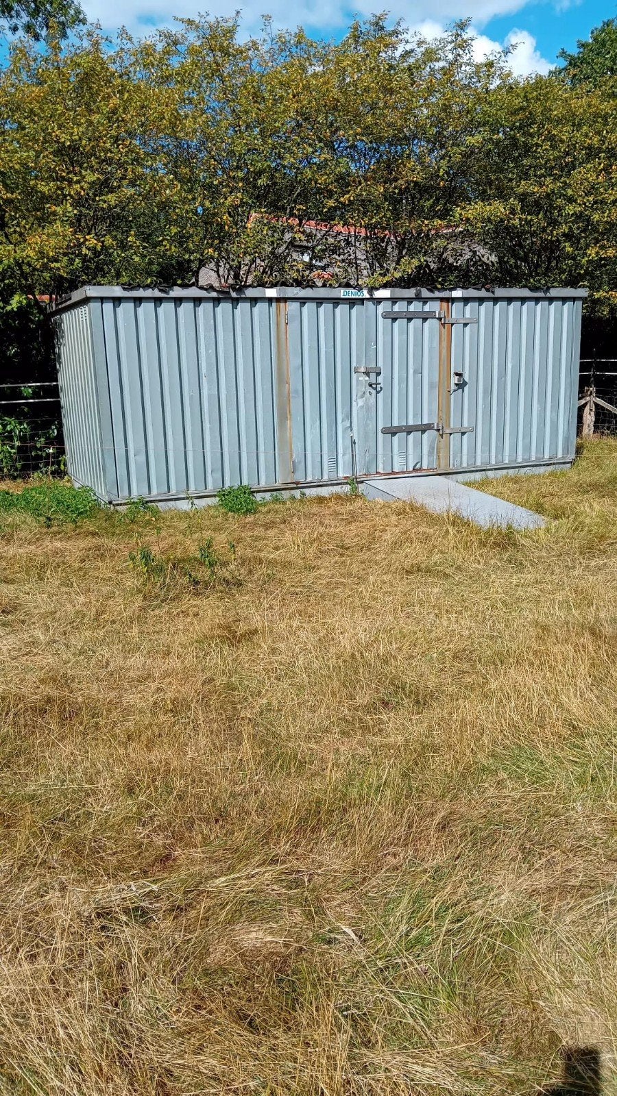 Gegalvaniseerde container, Ophalen