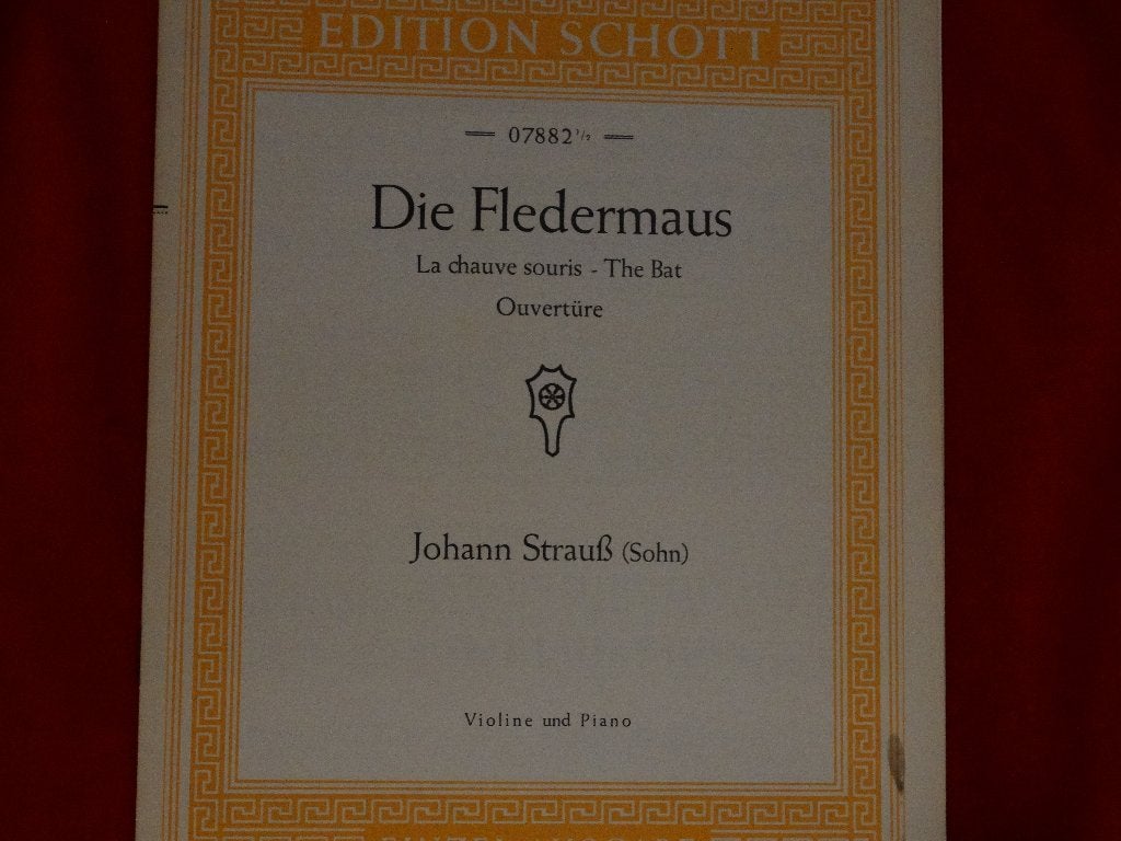 Die fledermaus : la chauve souris - the bat Overture, Klassiek, Ophalen of Verzenden, Zo goed als nieuw, Artiest of Componist
