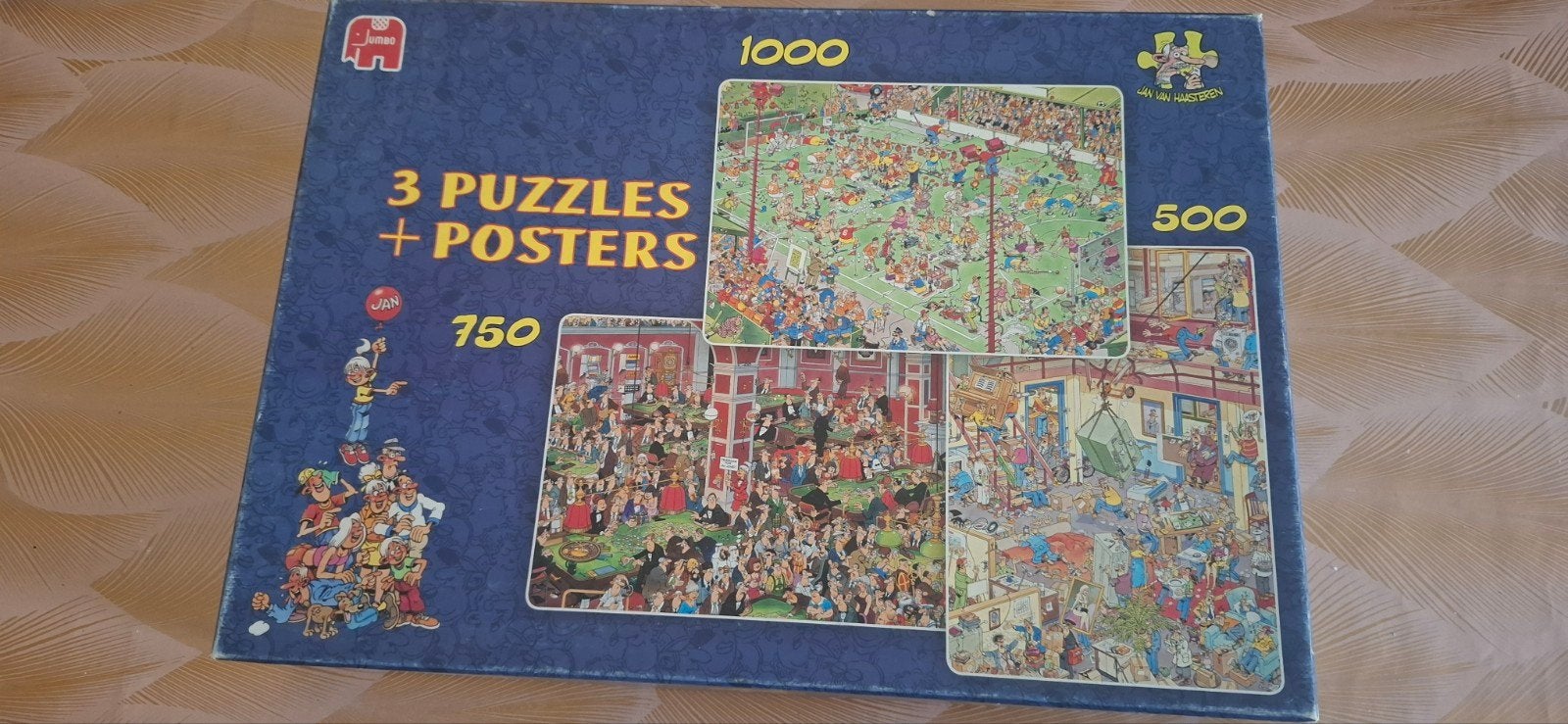 Jan van Haasteren  500, 750 en 1000 st., Ophalen, 500 t/m 1500 stukjes, Zo goed als nieuw, Legpuzzel