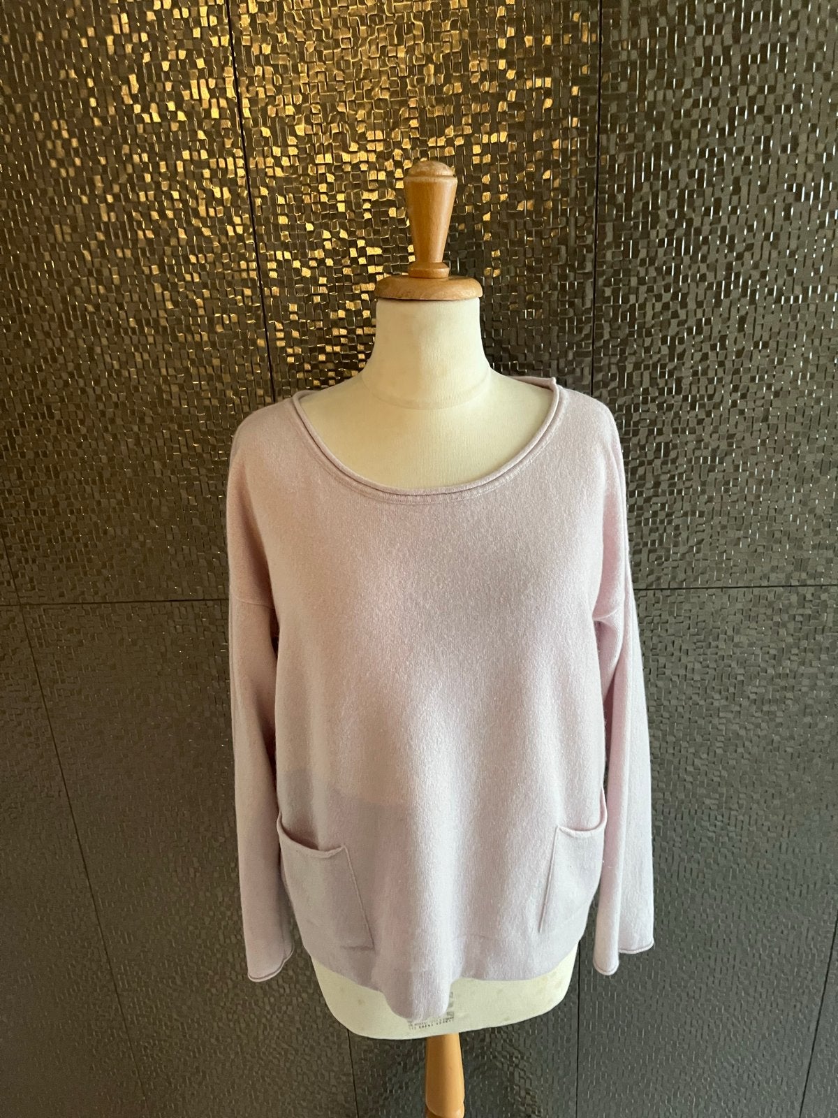 Alpha Studio trui - Merino wol & Cashmere - Maat 40 42 (XL), Verzenden, Zo goed als nieuw, Maat 46/48 (XL) of groter, Roze