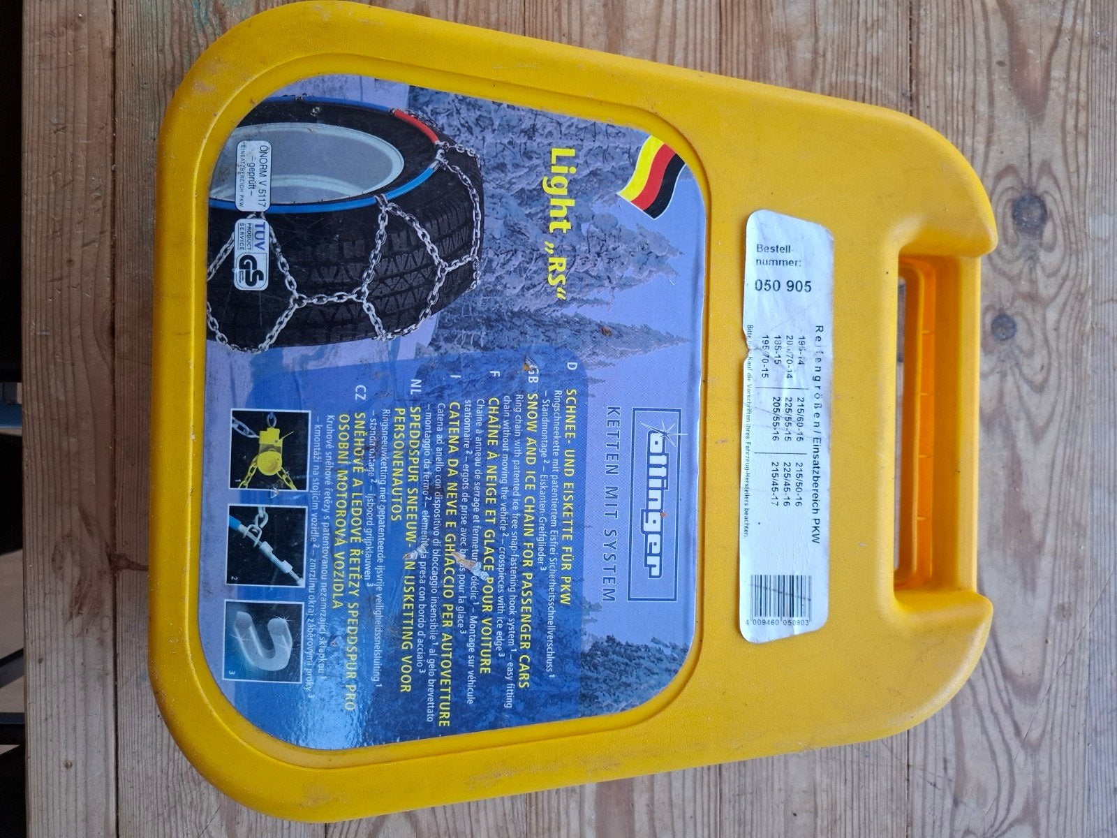 Sneeuwkettingen 14-17 inch, zie details., Auto diversen, Sneeuwkettingen, Ophalen of Verzenden, Gebruikt