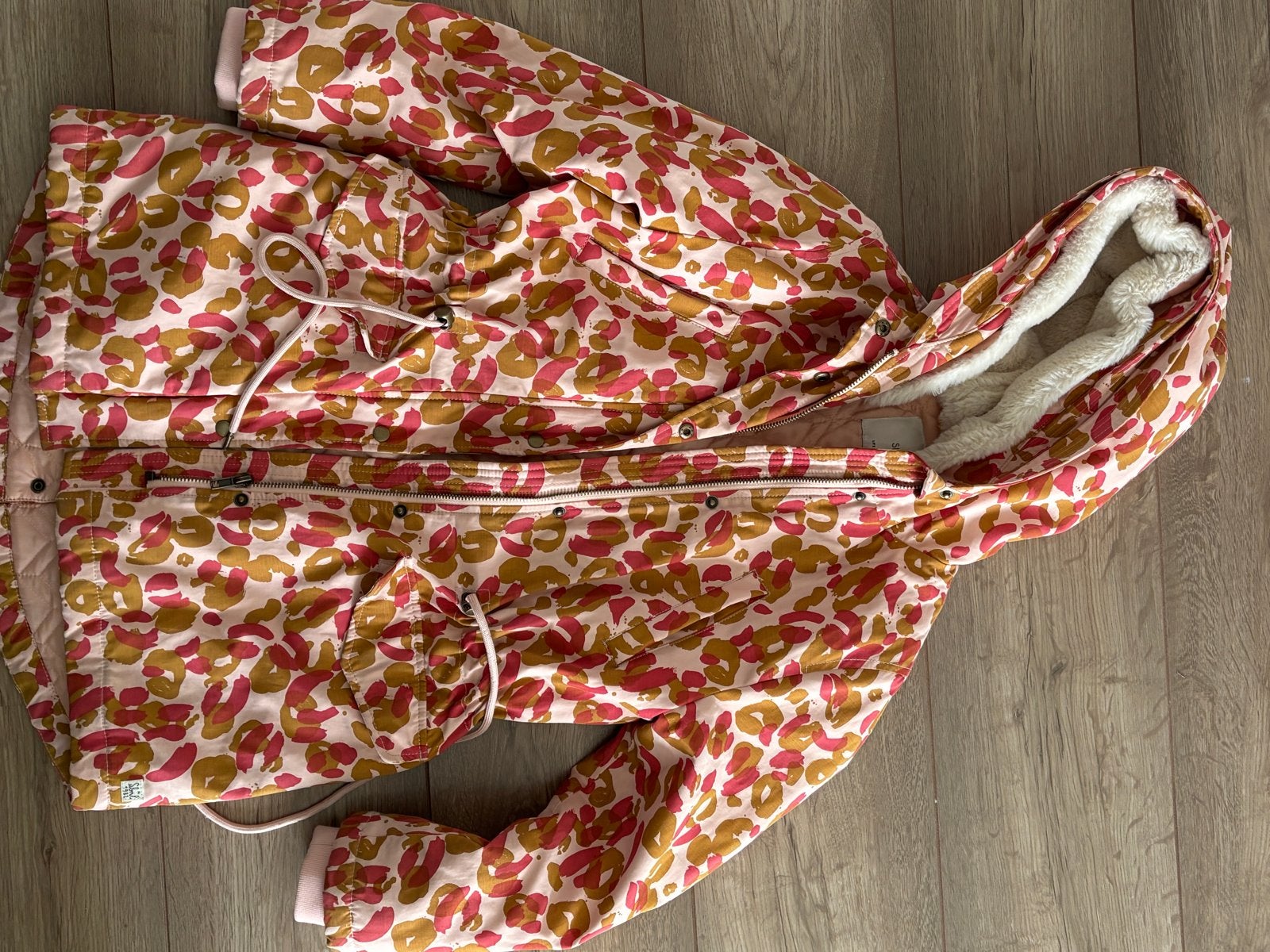 Sissy-Boy winterjas met panterprint maat 134-140, Kinderen en Baby's, Ophalen of Verzenden, Gebruikt, Meisje, Jas