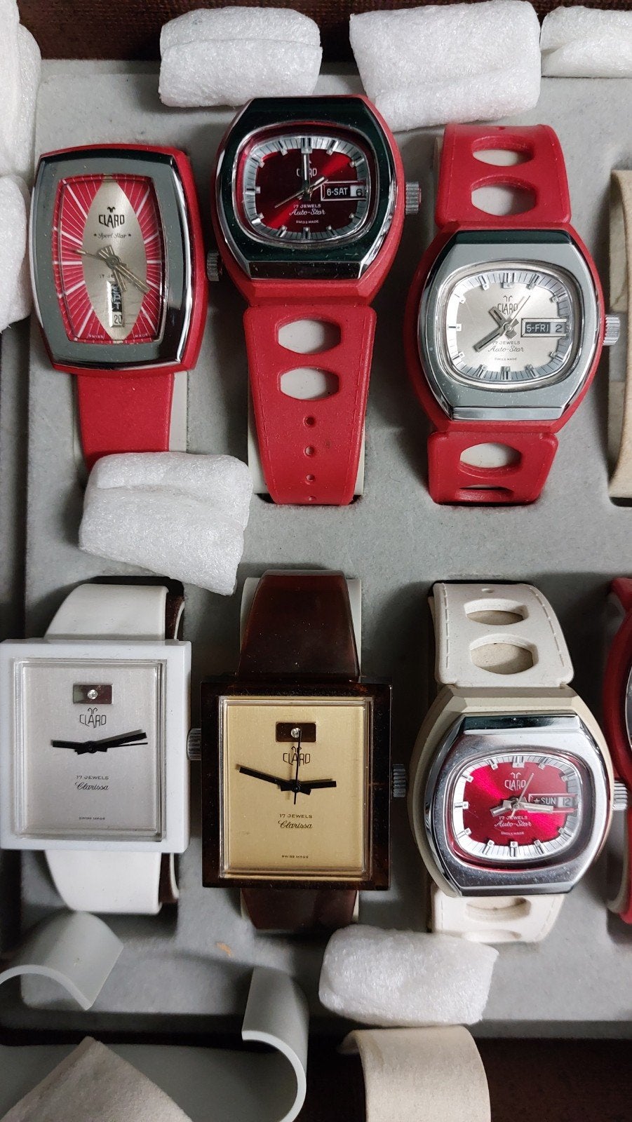 Uniek Nos space age Claro Swiss 1960 /70 automaat, Sieraden, Tassen en Uiterlijk, Overige materialen, Polshorloge, Omega, 1960 of later