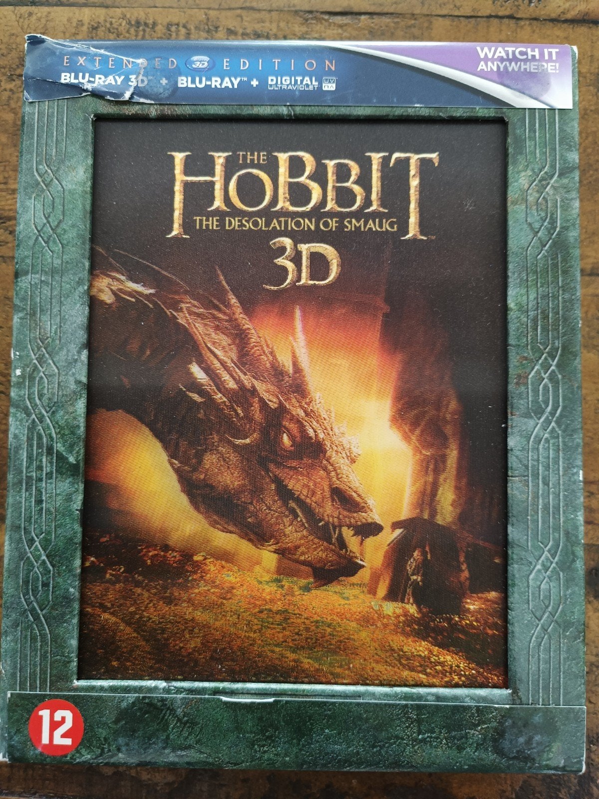 The Hobbit The Desolation of Smaug 3D/2D Extended Edition, Cd's en Dvd's, Blu-ray, Ophalen of Verzenden, Zo goed als nieuw, Science Fiction en Fantasy