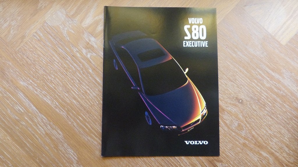 Volvo S80 Executive 2000 brochure zeldzaam Special Vehicles, Verzenden, Zo goed als nieuw, Volvo