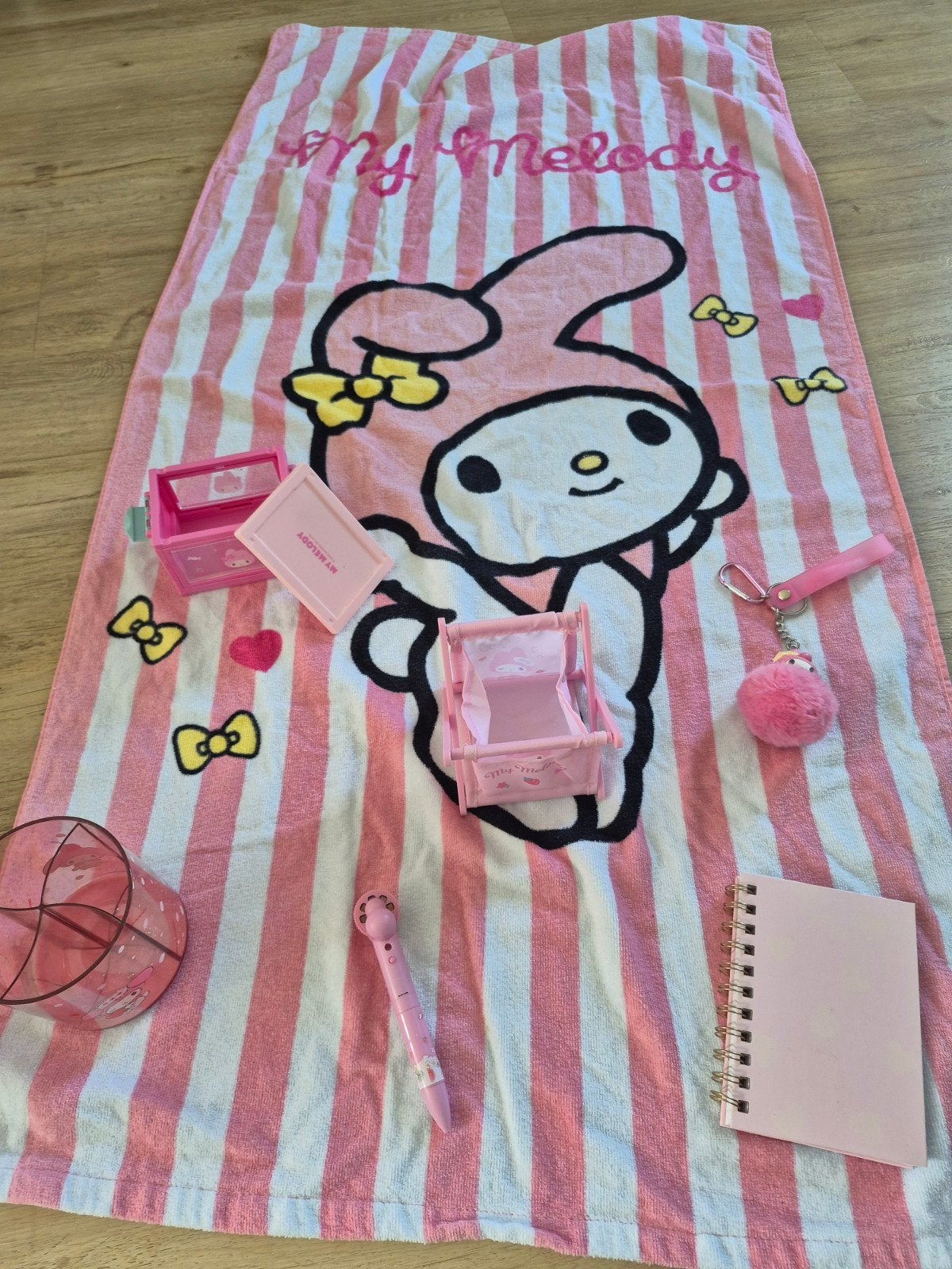 My melody cadeau set., Jongetje of Meisje, Wit, Dekbedovertrek, Nieuw