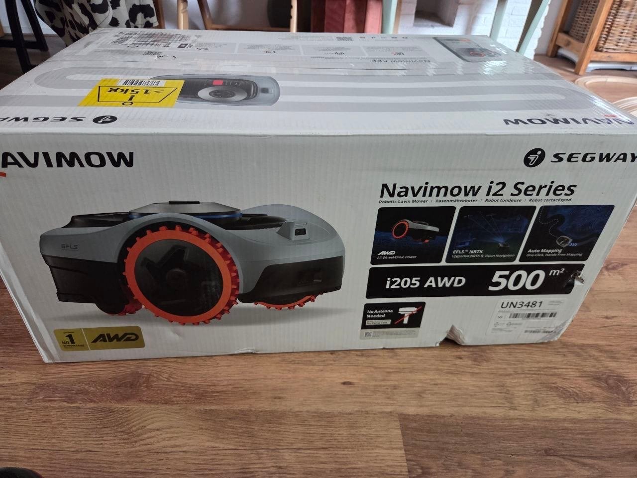 Segway Navimow i205 - nieuw in doos, Minder dan 30 cm, Accu-grasmaaier, Nieuw, Mulchfunctie