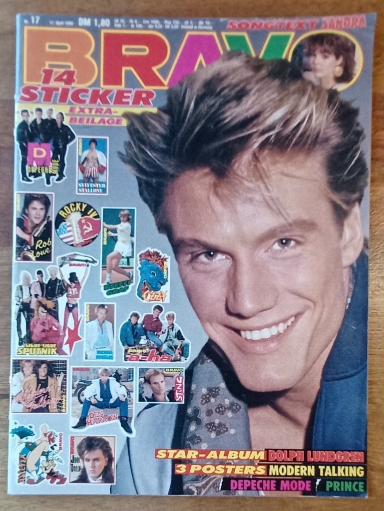 BRAVO/ 17 apr '86/ Prince/Depeche Mode/Modern Talking/Sandra, Verzenden, 1980 tot heden, Tijdschrift