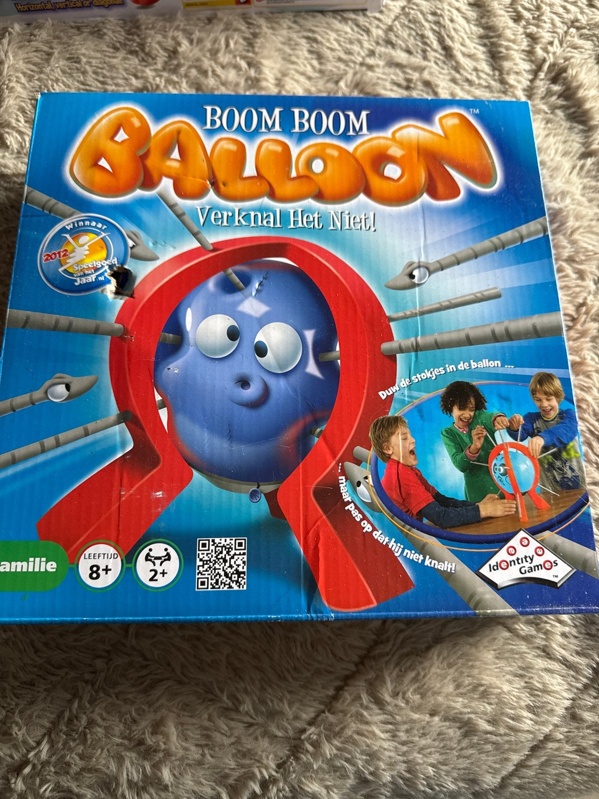 Boom Boom Balloon: Verknal Het Niet! Spel, Drie of vier spelers, Ophalen of Verzenden, Gebruikt