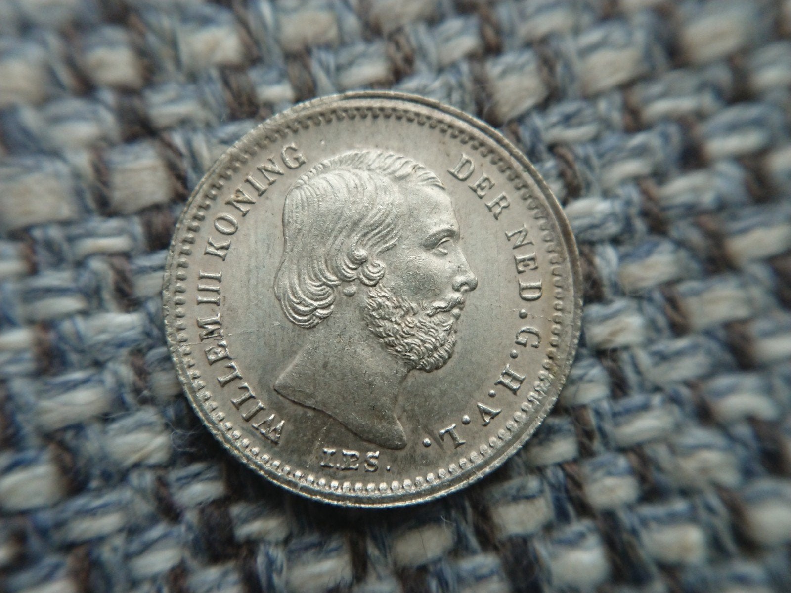 5 cent stuiver 1879 Willem III topkwaliteit, Ophalen of Verzenden, Koning Willem III, 5 cent, Zilver