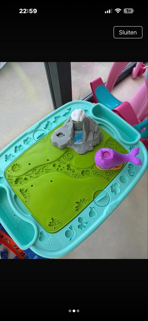 Play-Doh Klei Tafel met accessoires, Ophalen of Verzenden, Gebruikt, Knutselen