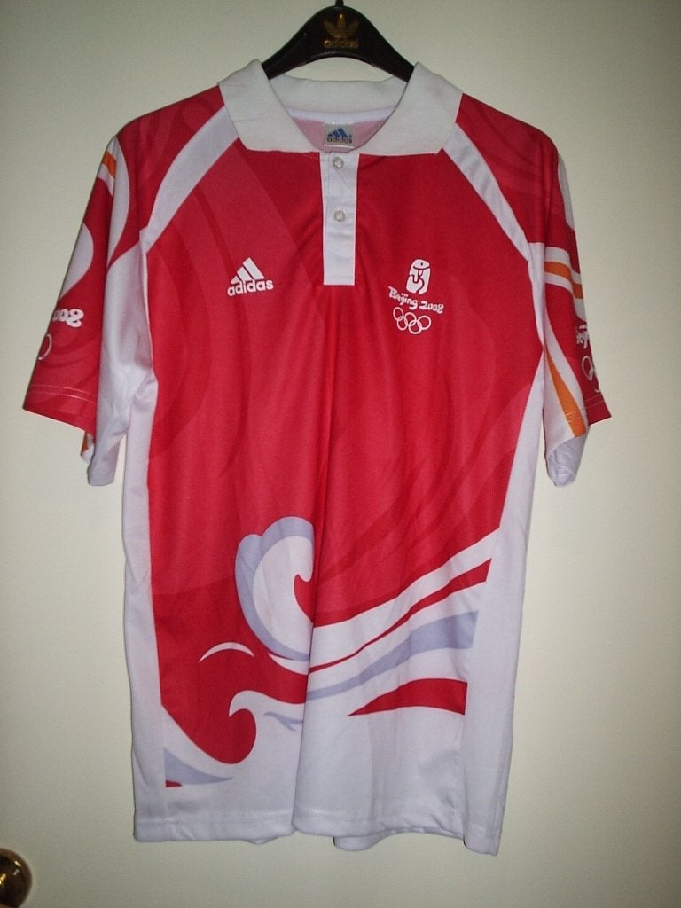 Polo van Adidas Olympische Spelen Beijing 2008, Maat 48/50 (M), Nieuw, Ophalen of Verzenden, Adidas