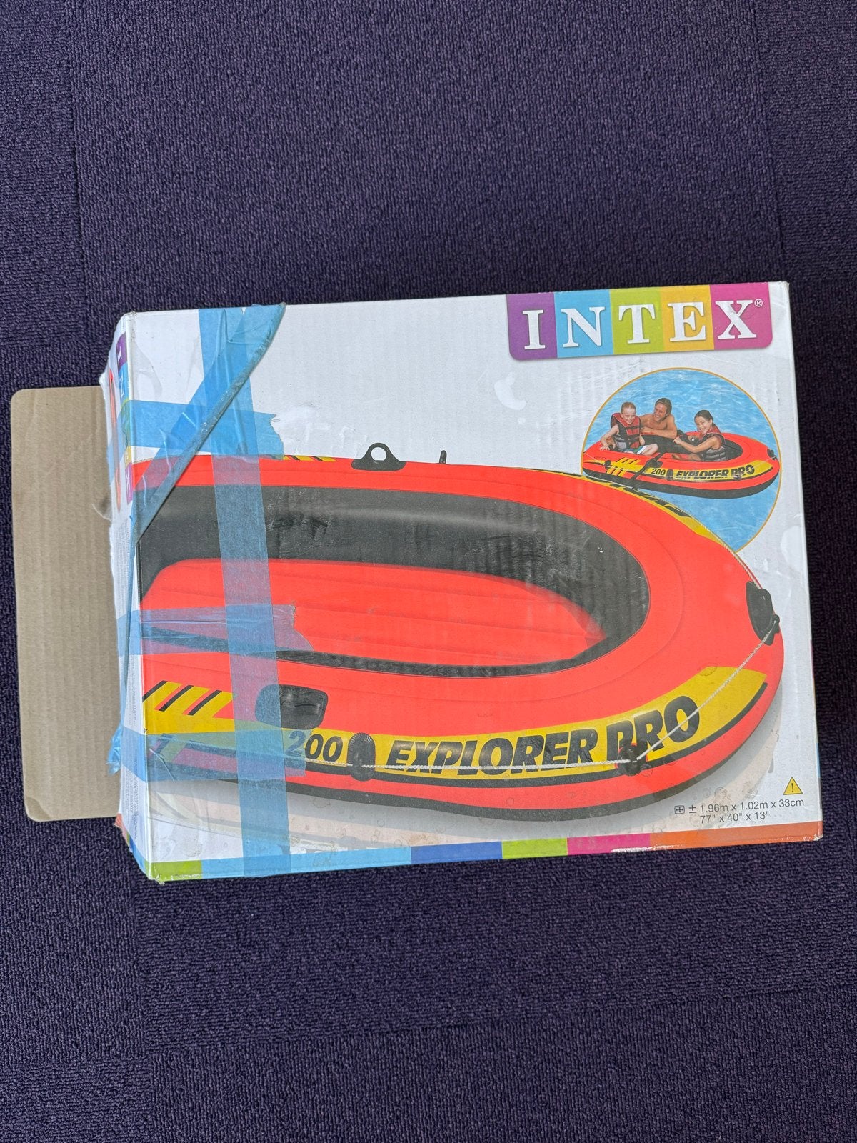 Intex Explorer Pro 200 opblaasboot met peddels, Ophalen, Gebruikt, Overige typen