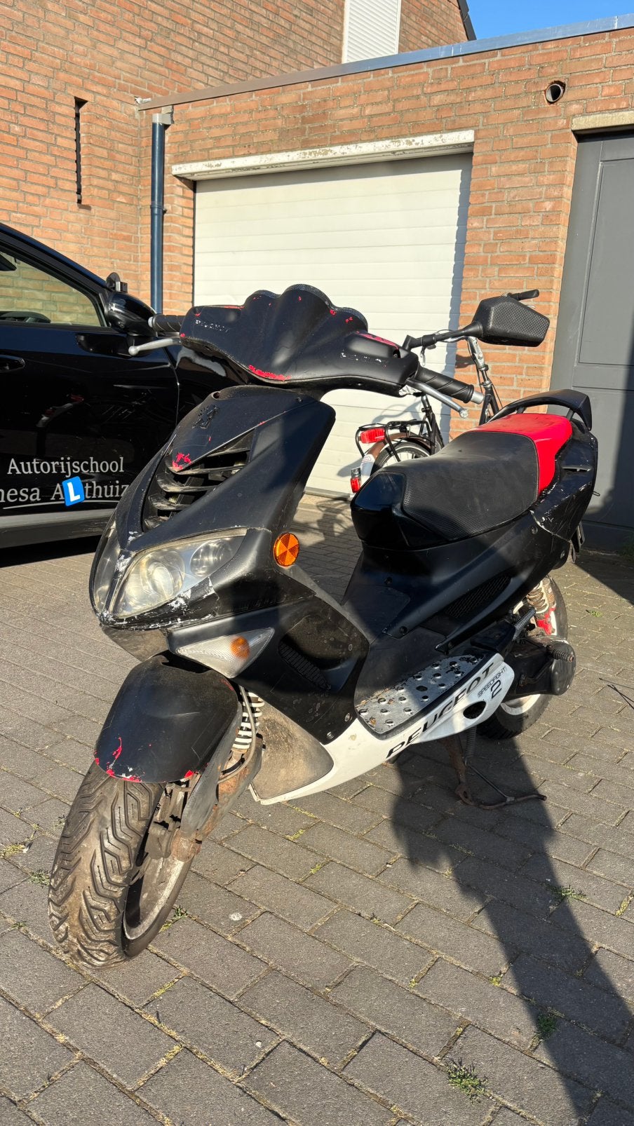 Peugeot speedfight 2 beun, Fietsen en Brommers, Scooters | Peugeot, Ophalen, Zo goed als nieuw, Benzine, Speedfight