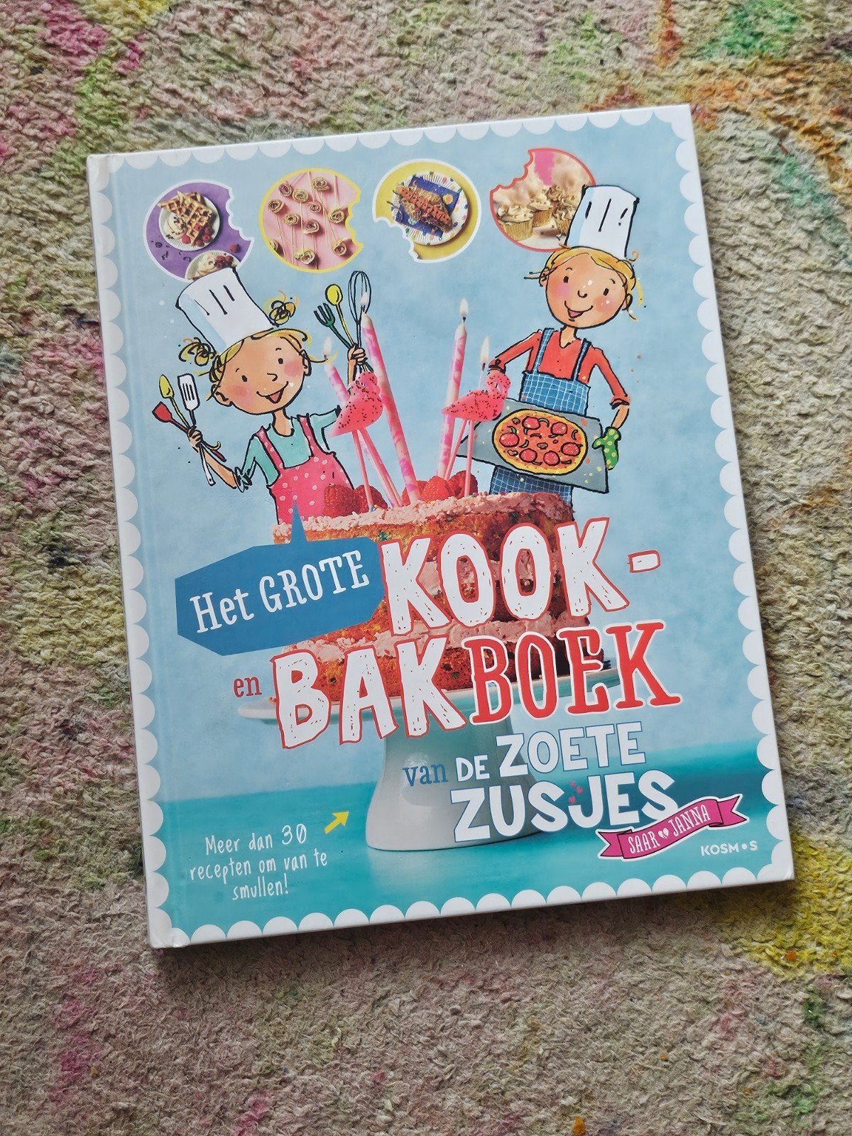 Het Grote Kook- en Bakboek van de Zoete Zusjes, Saar en Janna (De Zoete Zusjes), Ophalen of Verzenden, Zo goed als nieuw, Hoofdgerechten