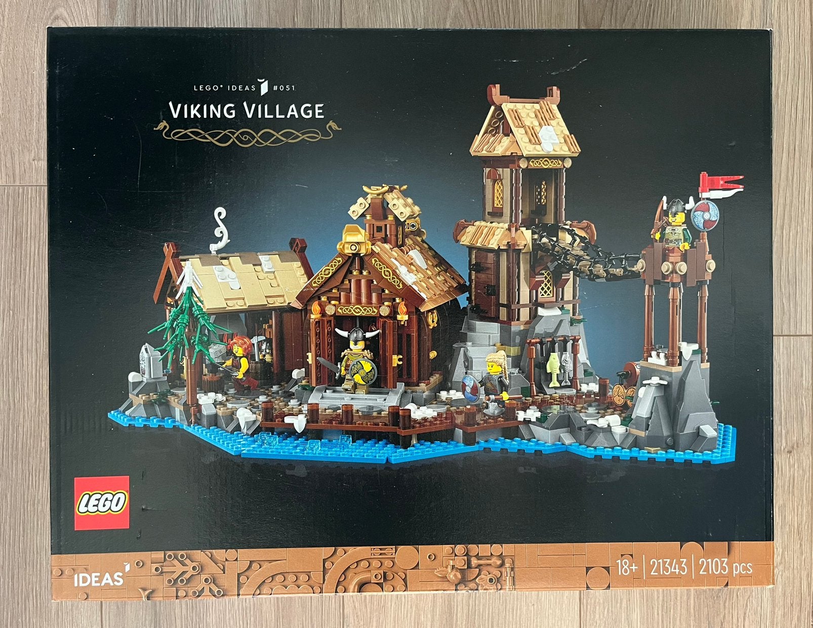Lego 21343 viking village, Ophalen, Compleet, Lego, Zo goed als nieuw