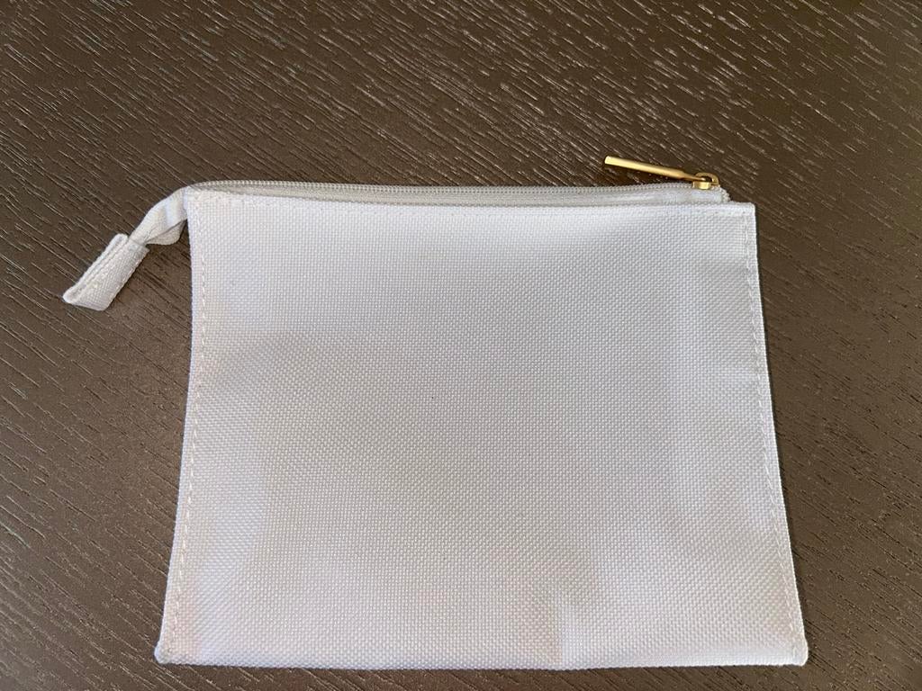 Wit toilettasje met gouden rits - Juvena, Ophalen of Verzenden, Zo goed als nieuw, Wit, Dame