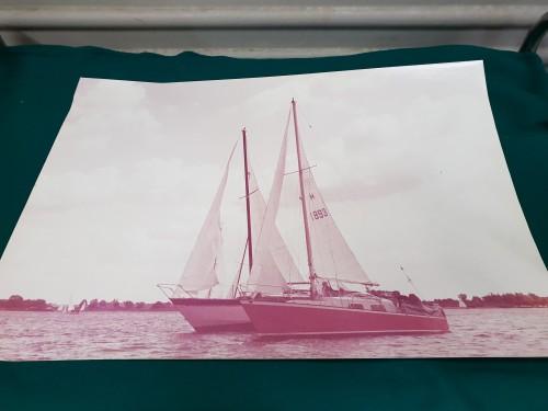 Foto, vintage, met zeilboten, Ophalen of Verzenden, 'T Olde Gre-j, Info@toldegrej.nl, Endepoelstraat 20f Didam