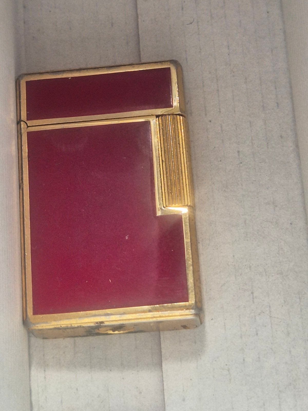 Vintage S.T. Dupont aansteker - Made in France, Ophalen of Verzenden, Gebruikt, Aansteker