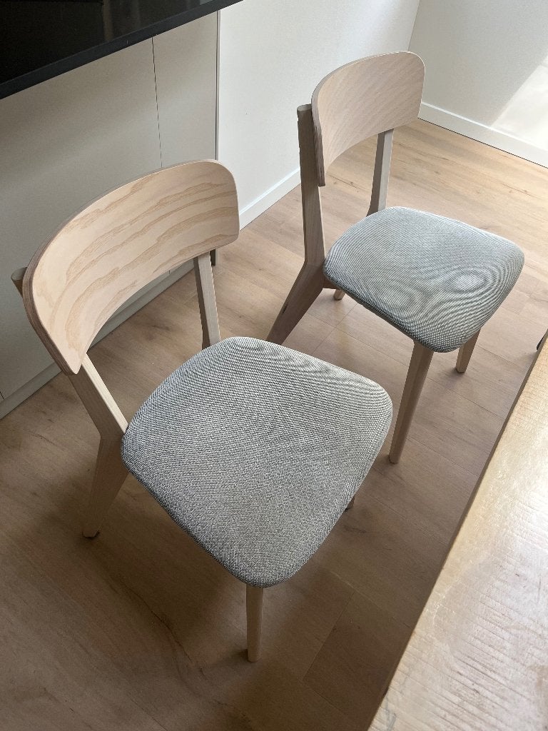 Eetkamerstoelen lisabo ikea hout 4 stuks, Huis en Inrichting, Ophalen, Overige kleuren, Zo goed als nieuw, Vier