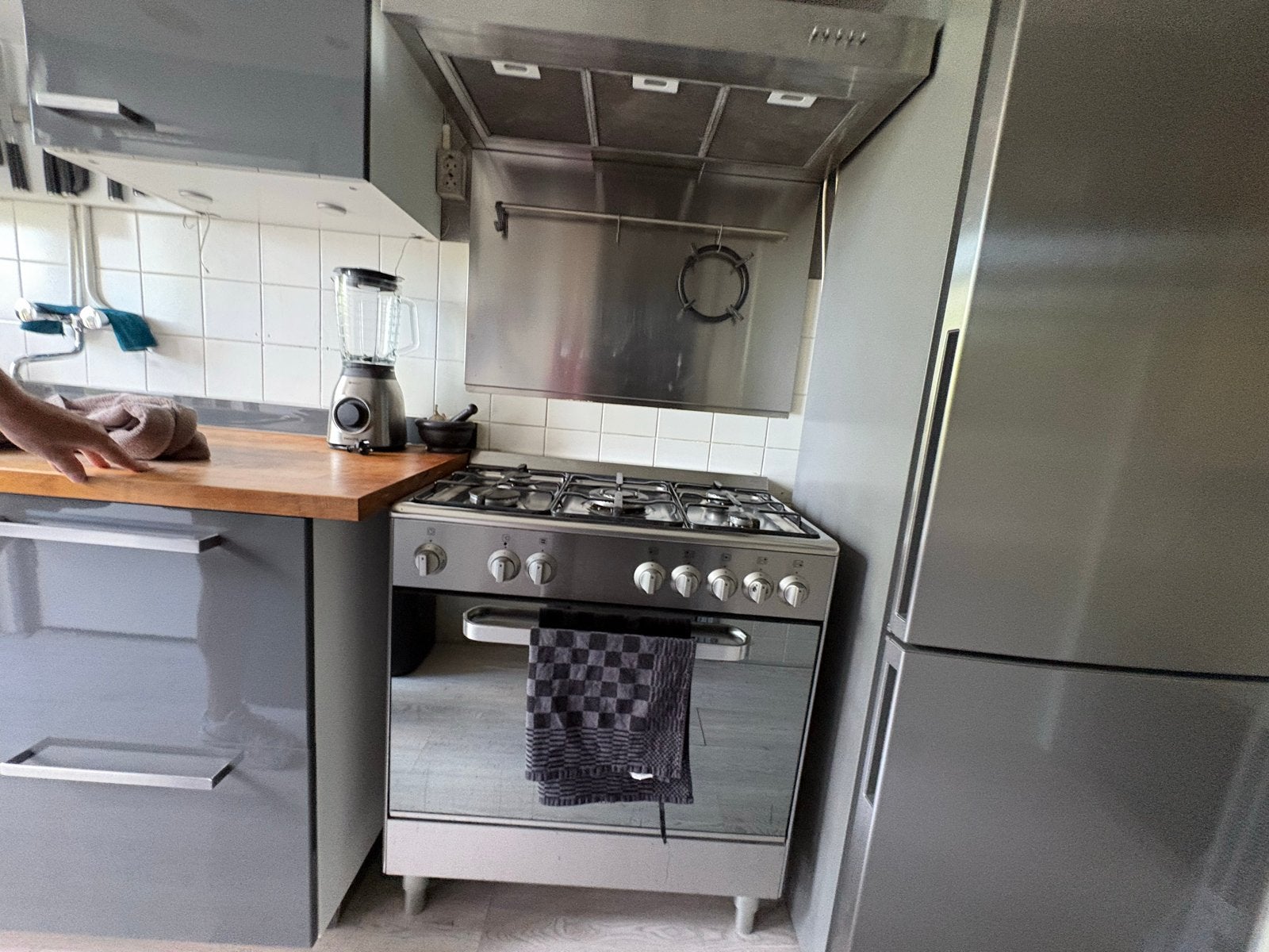 Bestron by La Germania 5-pits gasfornuis met wokbrander, Ophalen, Gebruikt, 60 cm of meer, Gas