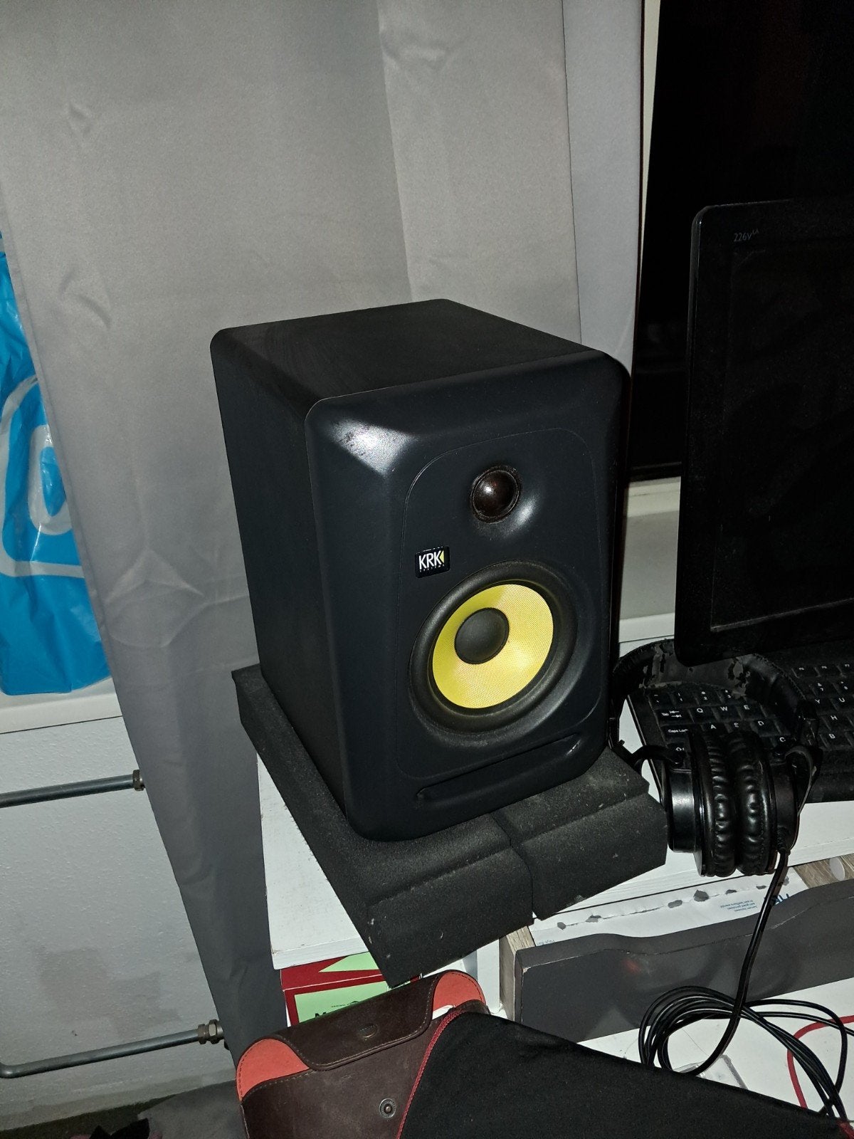 2 KRK Classic 5 Studiomonitoren, Audio, Tv en Foto, Ophalen, Studiomonitor, Gebruikt, Inclusief kabels