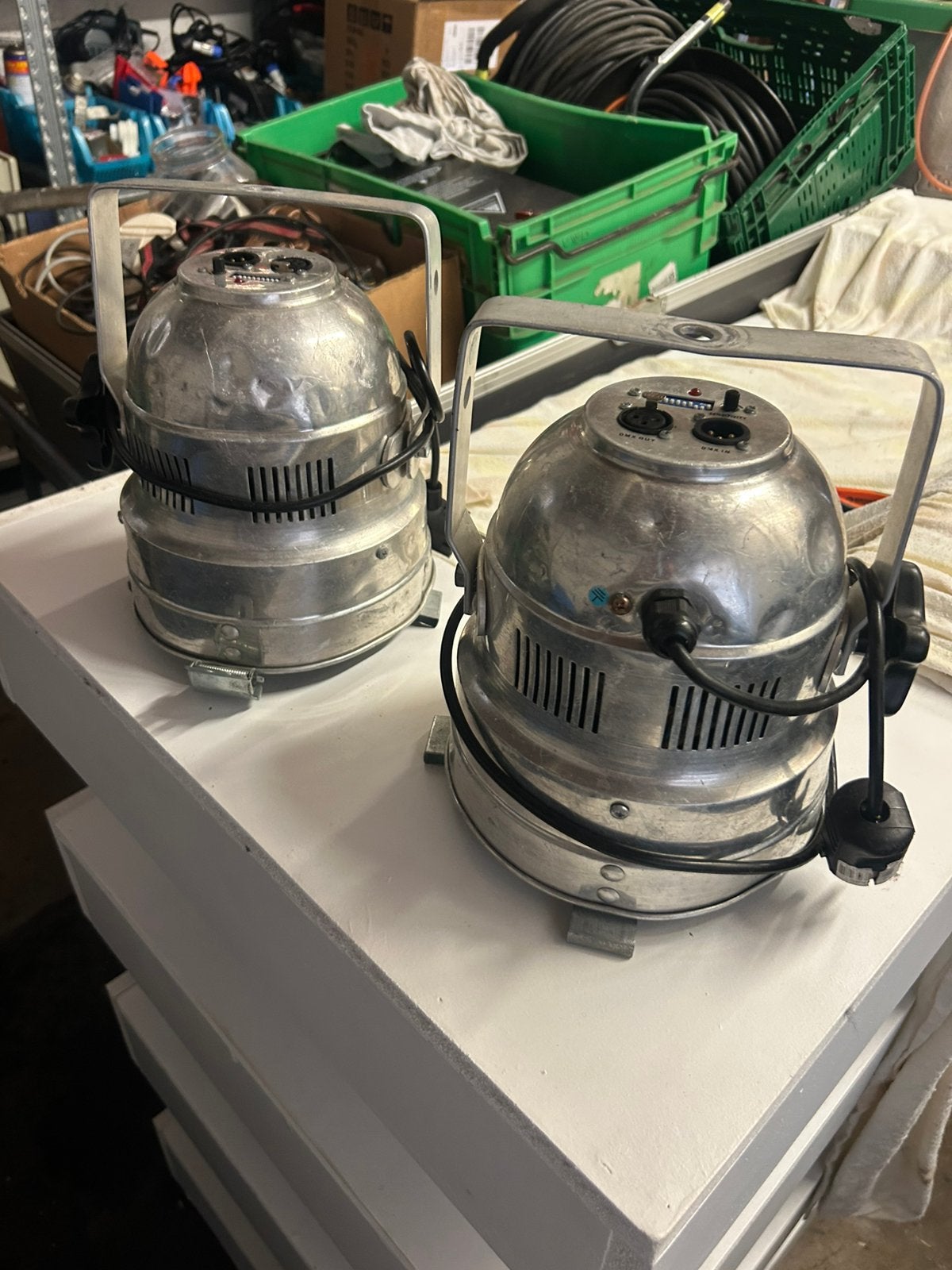 2 x ledpar 56 dmx/sound disco lampen. €15,-, Muziek en Instrumenten, Licht en Laser, Ophalen of Verzenden, Zo goed als nieuw, Licht