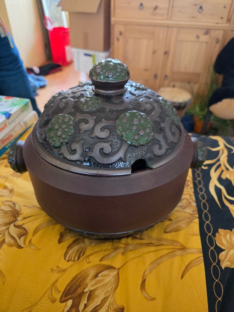 Antieke Antieke rumtopf (rumpot) of kartoffelenropf (aardapp, Antiek en Kunst, Ophalen
