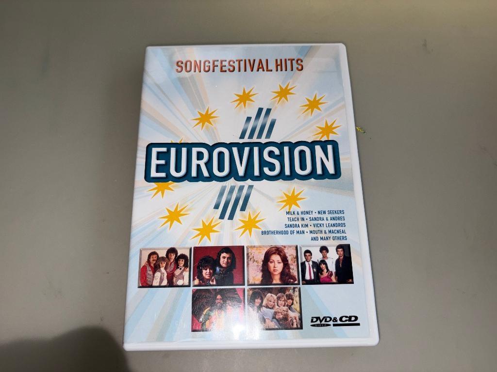 Eurovision.: Songfestival Hits CD+DVD, Cd's en Dvd's, Cd's | Verzamelalbums, Verzenden, Zo goed als nieuw, Pop