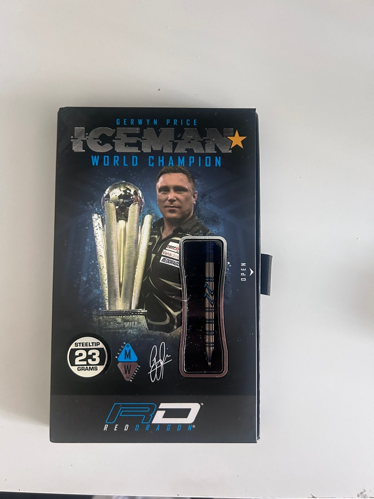 Gerwyn Price Iceman 23g Dartpijlen – Red Dragon, Ophalen of Verzenden, Zo goed als nieuw, Pijlen