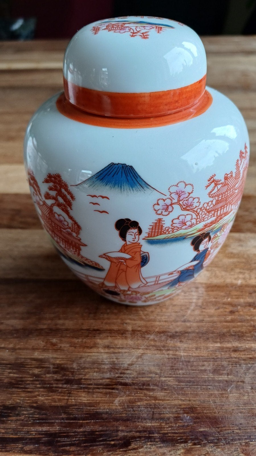 Vintage Japanse gemberpot met deksel - Kumagaya Japan, Ophalen