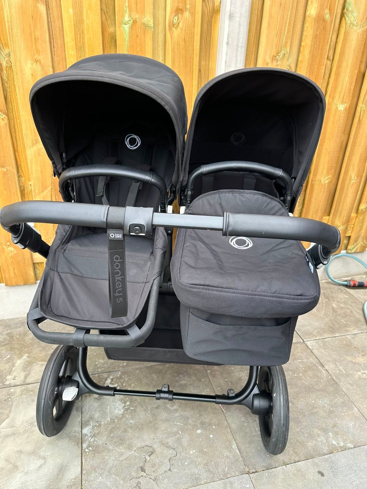Bugaboo Donkey 5 Duo - Complete set met adapters, Kinderen en Baby's, Kinderwagens en Combinaties, Zo goed als nieuw, Combiwagen