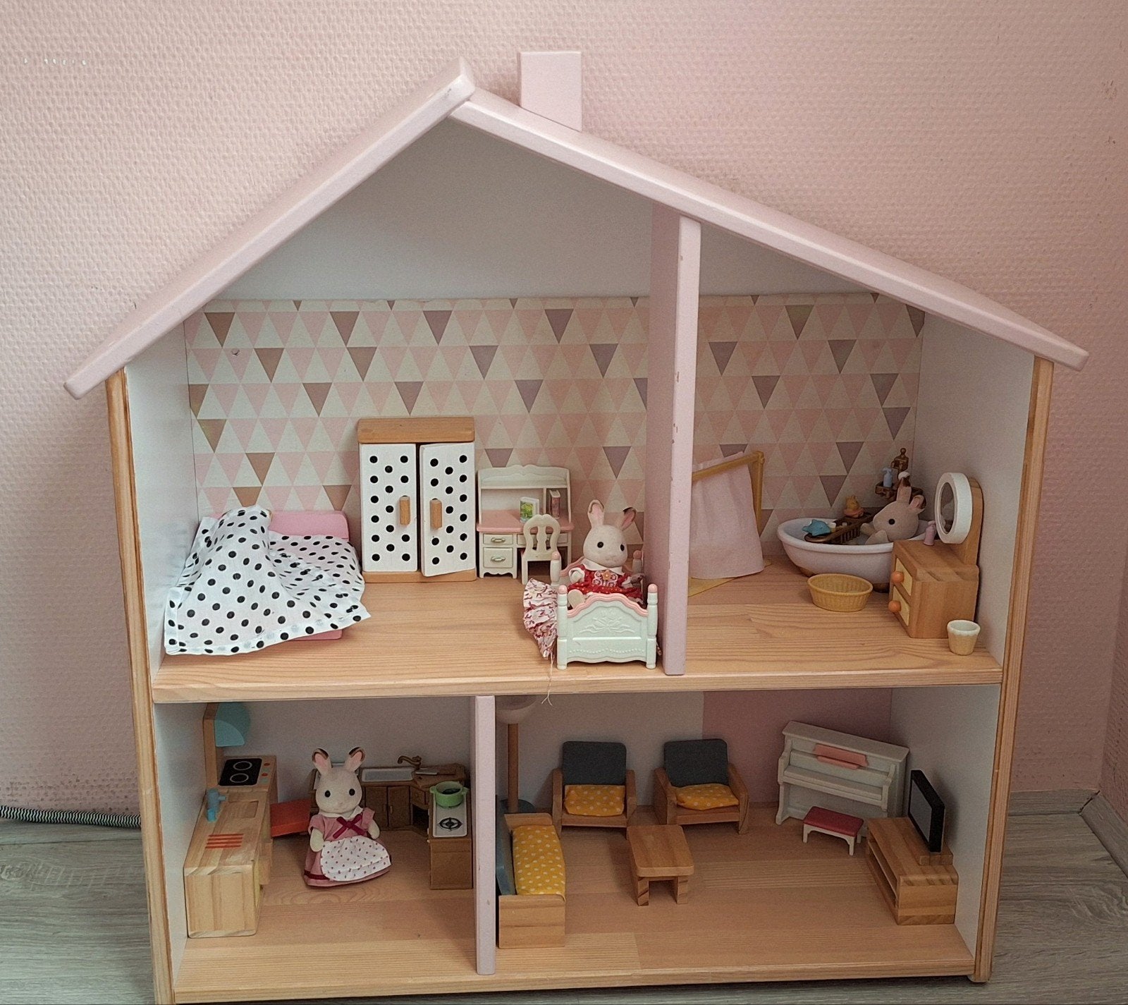Poppenhuis met sylvanian Families, Kinderen en Baby's, Ophalen, Poppenhuis