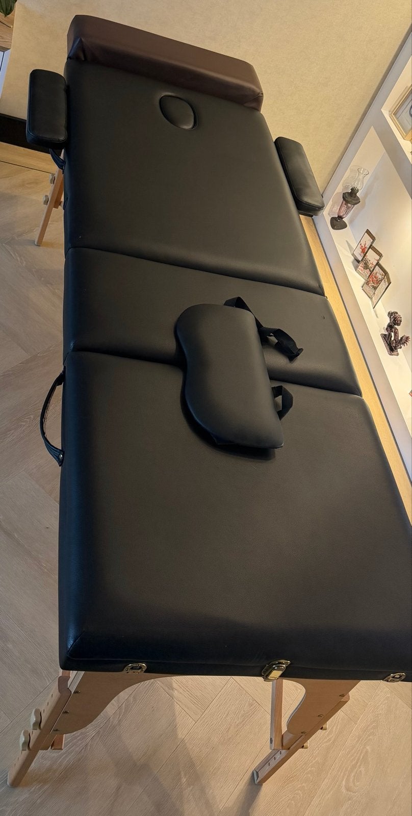 Massagetafel, Ophalen