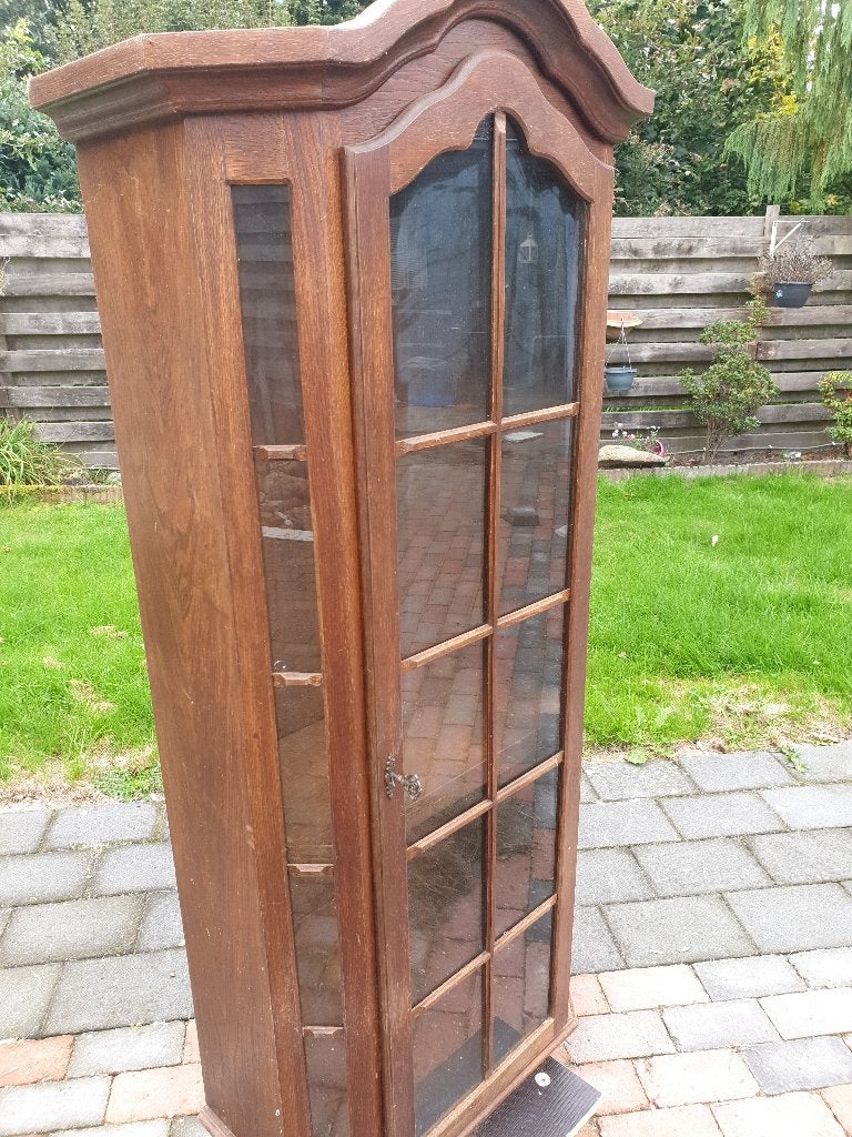 vitrine kast, Ophalen, Met deur(en), 50 tot 100 cm, Zo goed als nieuw