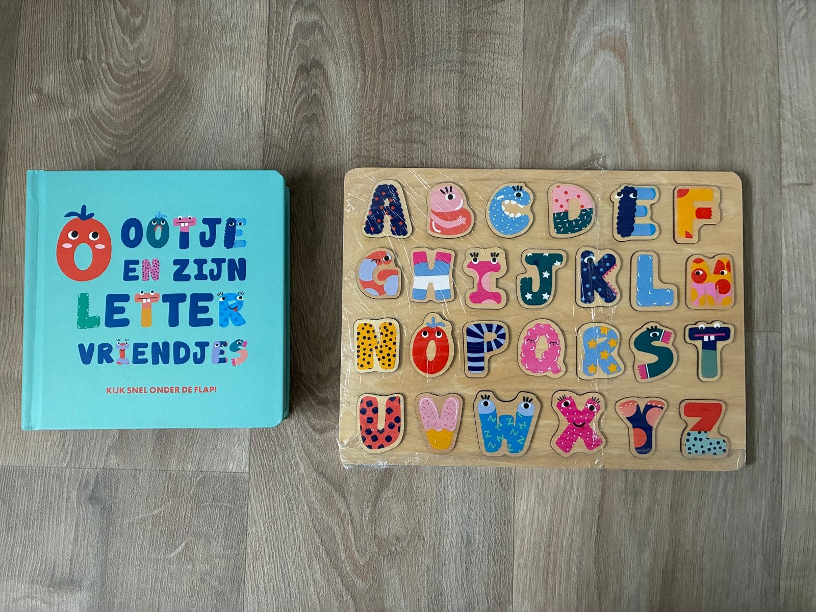 Ootje en zijn lettervriendjes boek + HEMA letterpuzzel, Ophalen of Verzenden, Nieuw, Uitklap-, Voel- of Ontdekboek, 2 tot 3 jaar