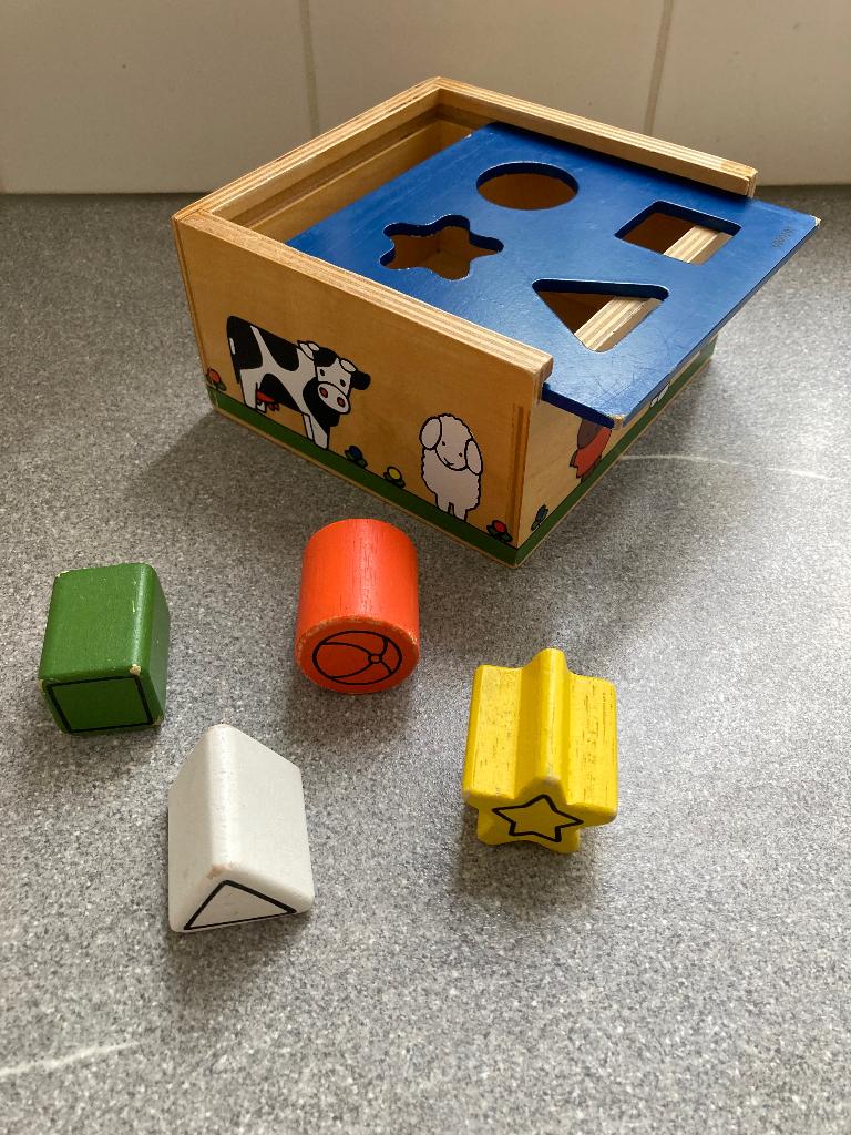 Baby houten speelgoed, diverse auto's,, Ophalen of Verzenden, Zo goed als nieuw, Duw- of Trekspeelgoed