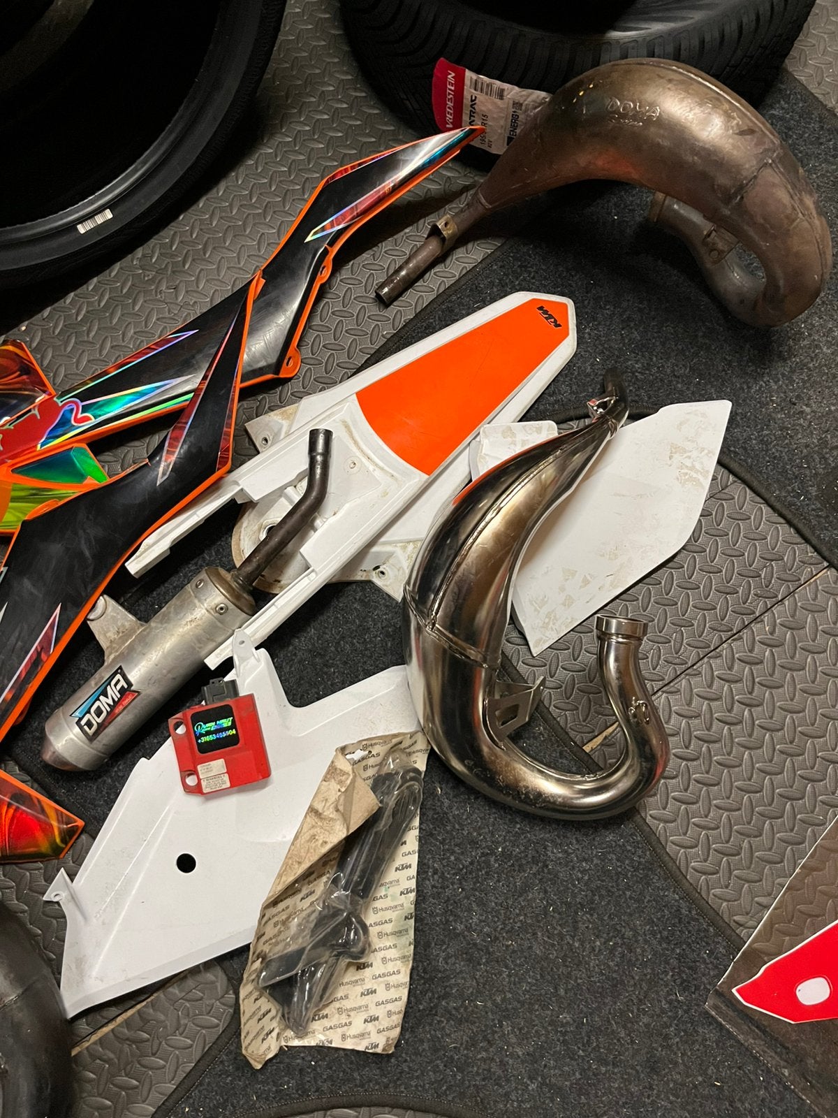 ktm 85 sx doma uitlaat, Motoren, Gebruikt, K, K, K