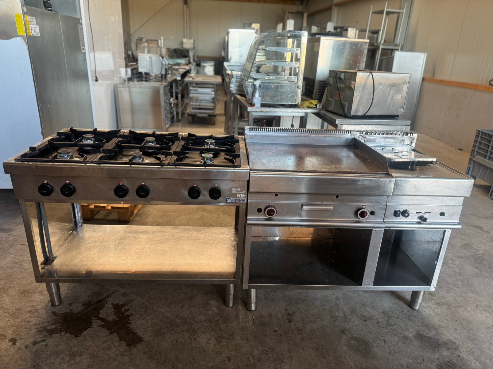 Professioneel Modular Gasfornuis, Ophalen of Verzenden, Fornuis, Frituur en Grillen